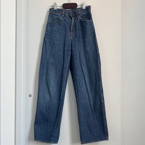 Uniqlo U Blue-wash A-line fit Jeans